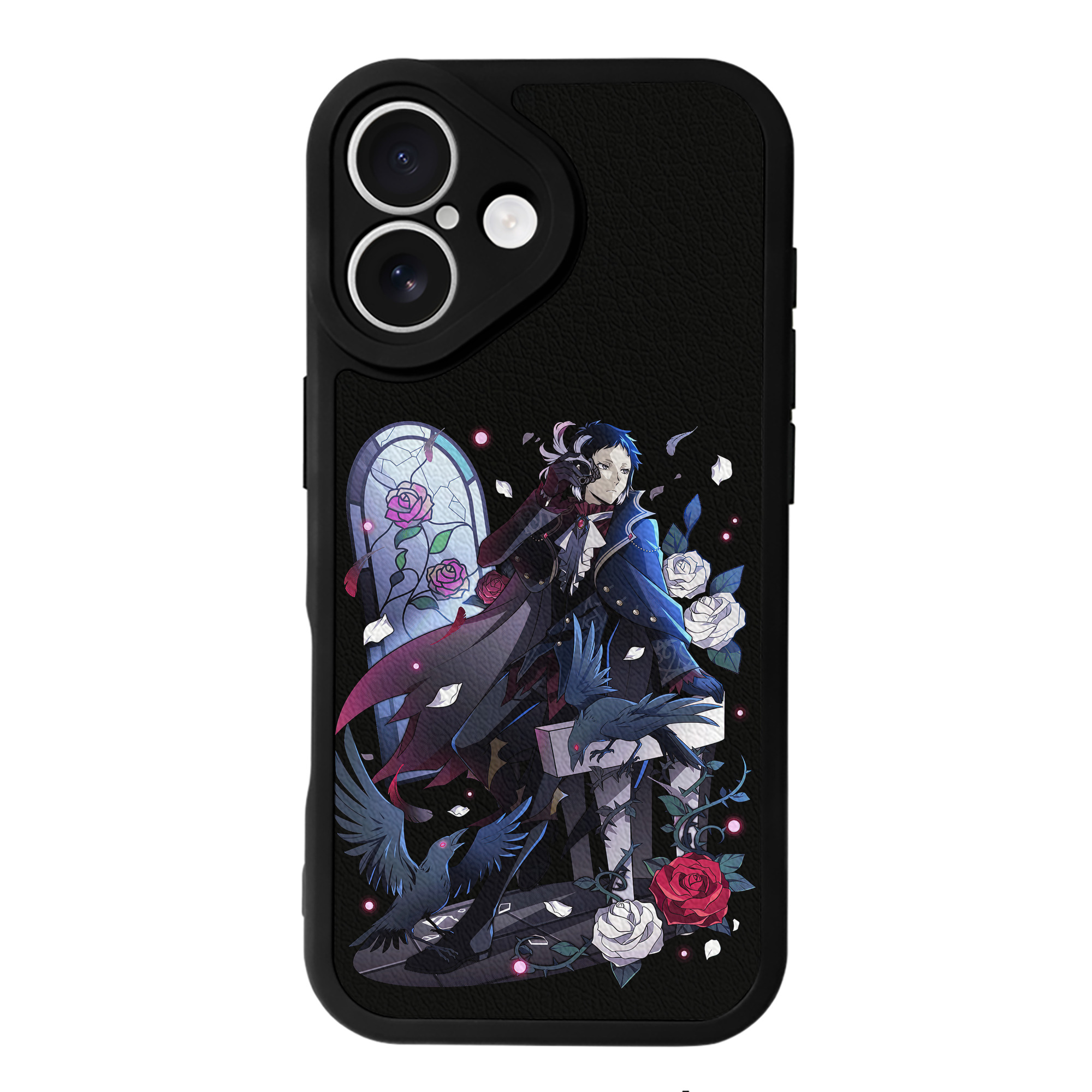 （画像用） 文豪ストレイドッグス Bungo Stray Dogs 【iPhone 16シリーズ対応】シリコンスマホケース（レザー調） 材質：シリコン